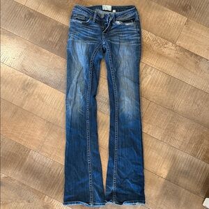 BKE Women's Dark Blue Boot Cut Jeans